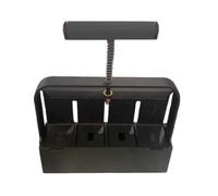 Giwnhvx Strumento portatile per bloccare il suolo per piantine, utilizzato per piantine, serre, forniture da giardino, nero