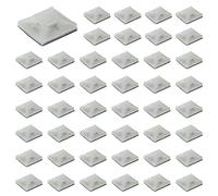 Giwnhvx Supporto autoadesivo in plastica per fascette, 3 mm, 200 pezzi
