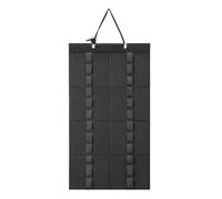 Giwnhvx Supporto batteria sospeso, espositore batteria portatile, supporti batteria pieghevoli in feltro, organizer supporto batteria