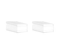 Giwnhvx Supporto da parete per pannello in acrilico da 4 x 6 pollici, cornice da parete trasparente con biadesivo per ufficio e confezione da 20