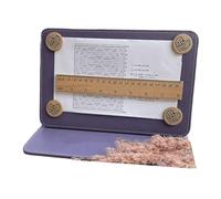 Giwnhvx Supporto da Tavolo Strumento per Maglieria, Accessori per Strumenti di Maglieria, Supporto da Tavolo, Supporto per Modello a Maglia, Supporto per Motivo Uncinetto Viola