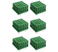 Giwnhvx Supporto di Fiore Quadrato Gabbia di Schiuma Fiore di 6 Pezzi con Schiuma Floreale e Ventoutese, per la Disposizione Floreale di Padrona di Tavolo di Nozze