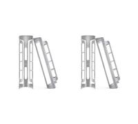 Giwnhvx Supporto Laterale Porta Cialde Caffè 4 Pezzi per Dispenser Cialde K Cup per Macchine da Caffè Monodose Grigio