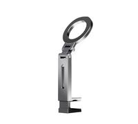 Giwnhvx Supporto magnetico universale per telefono da viaggio essenziale rotazione flessibile vivavoce supporto per telefono per smartphone facile da usare grigio