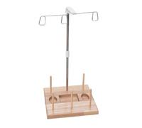 Giwnhvx Supporto per bobine in legno per macchine da cucire domestiche, supporto per bobine per macchine da ricamo D