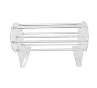 Giwnhvx Supporto per fascia in acrilico, vetrina, accessori per fermagli per capelli, supporto da parete per fascia, espositore