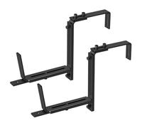 Giwnhvx Supporto per fioriera regolabile 2 pezzi (6-12,5 pollici) per supporti per fioriere, fioriere, ganci per fioriere, muri