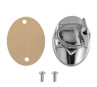 Giwnhvx Supporto per Grande Cassa Supporto per Piede Batteria a Pavimento Cromato per Accessori Strumenti Percussione