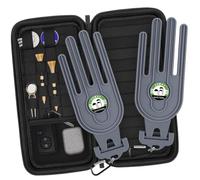 Giwnhvx Supporto per guanti da golf con barella e gancio, custodia protettiva per accessori da golf, borsa portaoggetti per guanti da golf