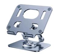 Giwnhvx Supporto per tablet girevole a 360°, mini supporto da scrivania pieghevole regolabile in altezza, grigio