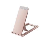 Giwnhvx Supporto per tablet universale pieghevole e portatile per e-book, supporto per tablet autoadesivo, rosa