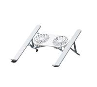 Giwnhvx Supporto pieghevole per computer portatile con ventola di raffreddamento per tablet, per un raffreddamento migliorato e un design portatile.