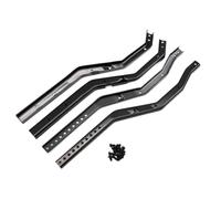 Giwnhvx Supporto telaio per carrozzeria in metallo per 1/10 RC Crawler Car AXIAL SCX10 III AX103007 Nero