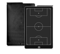 Giwnhvx Tabella di Allenamento di Calcio Elettronico, Schermo LCD 16 Pollice Grafico Marcatore Strategia con Funzione di Blocco per Calcio, Calcio Verticale