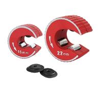 Giwnhvx Tagliatubi in rame, set con manici a cricchetto, 15 mm e 22 mm, set di 2 lame supplementari