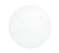 Giwnhvx Tagliere rotondo per campeggio all'aperto, piccolo vassoio trasparente per controsoffitto graffio, 30 x 30 x 0,3 cm, acrilico trasparente, 1 pezzo