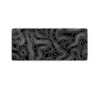 Giwnhvx Tappetino da scrivania, grande tappetino per mouse con contorno topografico, tappetino per mouse con base antiscivolo (80 x 30 cm), facile da usare