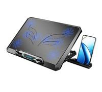 Giwnhvx Tappetino di raffreddamento per computer portatile con 8 ventole di raffreddamento per computer portatile, senza luci, supporto per notebook con 5 altezze regolabili