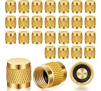 Giwnhvx Tappo svasato da 1/4", tappi di bloccaggio HVAC rotondi in , W/guarnizione O-ring in neoprene, tappi per valvole HVAC, (25 pezzi) A
