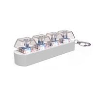 Giwnhvx tastiera 4 Fidget Toy Stress Relief DIY Keycaps Toy Tastiera Pulsante Dito Fidget Finger Keycaps A