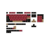 Giwnhvx tastiera PBT Profilo Cherry Red Samurai Big Set Key Caps Francese Tedesco Inglese Key Caps Italiano