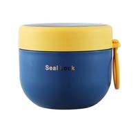 Giwnhvx Tazza da zuppa Contenitore termico per alimenti isolati con coperchio, contenitore per zuppa, portatile, per farina d'avena, facile da installare, B