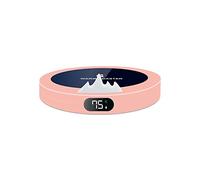 Giwnhvx Tazza riscaldante portatile USB calda a 3 marce tazza da caffè sottobicchiere riscaldante per tè al latte - rosa