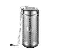 Giwnhvx Teiera del Filtro del Tè in Acciaio Inox 316 a Texture Nido d'ape per L'infusione del Tè, Scomparto per Tè e Separazione dell'acqua L