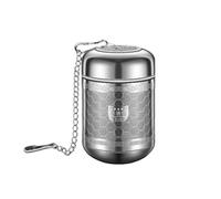 Giwnhvx Teiera del Filtro del Tè in Acciaio Inox 316 a Texture Nido d'ape per L'infusione del Tè, Vano del Tè e Separazione dell'acqua S