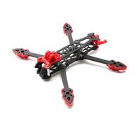 Giwnhvx Telaio di Drone in Fibra di Mark4 225mm per a Lunga Distanza, Accessori Drone RC, Colore Rosso
