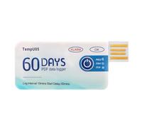 Giwnhvx TempU05 1pcs Data Logger di Temperatura 60 Giorni Monouso Analizzatore di Temperatura Rapporto PDF Registratore di Temperatura USB