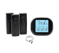 Giwnhvx Termometro digitale senza fili Stazione Meteo Forecaster Indoor Outdoor Temperatura Umidità Meter con Schermo LCD da 1 a 3
