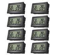 Giwnhvx Termometro igrometro mini LCD digitale per interni - igrometro per ufficio, camera dei bambini, soggiorno, frigorifero