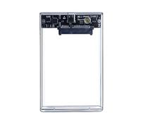 Giwnhvx Tipo C Hard Disk Enclosure Hard Disk SSD 2,5 Pollici Cassa Esterna Hard Disk Esterno Mobile Trasparente