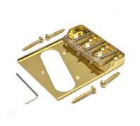Giwnhvx TL Pickups - Ponte di microfono per chitarra con telaio in metallo stile ponte, e in con zeppe, lati tagliati. Colore: