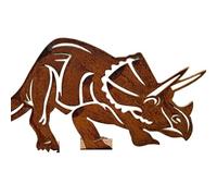 Giwnhvx Topper per recinzione in metallo, dinosauri E