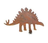 Giwnhvx Topper Recinzione in Metallo con Dinosauri, Dinosauri D