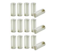 Giwnhvx Torcia elettrica cilindrica 3 X AAA batteria contenitore di plastica del supporto 15Pcs