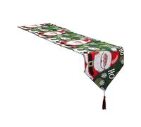 Giwnhvx Tovaglia natalizia con motivo natalizio, lavabile, per Natale, inverno, vacanze, facile da usare, 180 x 35 cm