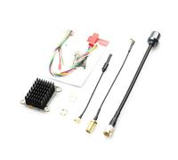 Giwnhvx Trasmettitore Video FPV 5.8G 1.6W VTX 48CH con Antenna 7-26V per Drone da FPV a Lungo Raggio RC