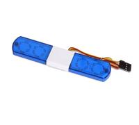 Giwnhvx Traxs - Lampada a LED per auto della polizia, luce brillante per 1/10 RC D12, parti di aggiornamento assiale, 115 mm, colore: Blu