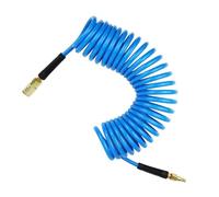 Giwnhvx Tubo Aria, Tubo Compressore Aria 1/4 PB X 25 Pi con Limitatore di Curva, Raccordo Industriale e Presa da 1/4 PB