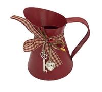 Giwnhvx Vaso da fiori con ciondolo a forma di cuore e , brocca rustica per centro tavolo, brocca in , fioriera, brocca B, facile da installare, facile da usare