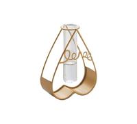 Giwnhvx Vaso da Fiori Supporto da Tavolo Piante Idroponiche per la Casa Decorazioni per la Casa in Metallo B 1 Set