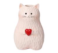 Giwnhvx Vaso Gatto Statua Fatto a Mano Vaso Piante Da Fiori Scaffale Ufficio Carino Vaso Ornamenti Decorazione Fiore Casa Bottiglia Accenti