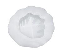 Giwnhvx Vassoio per sapone a forma di guscio, stampo in silicone, stampo per stampaggio fai da te, supporto , deposito, artistico