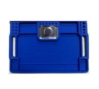 Giwnhvx Vassoio portautensili in silicone portautensili in silicone tappetino multiuso archiviazione meccanica segmentata blu