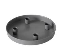 Giwnhvx Vassoio Rotondo con 4 Portacandele Magnetici, Portacandele DIY Mobile, Portacandele per La Casa, Decorazione da Scrivania