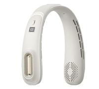 Giwnhvx Ventilatore da Collo Portatile USB Ricaricabile Ventilatore da Collo In Porcellana di Ghiaccio Refrigerazione Ventilatore Elettrico Crema