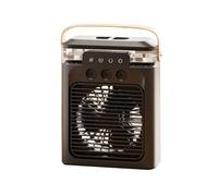 Giwnhvx Ventilatore per condizionatore d'aria con modalità di luce a LED a colori per tavolino da comodino da scrivania